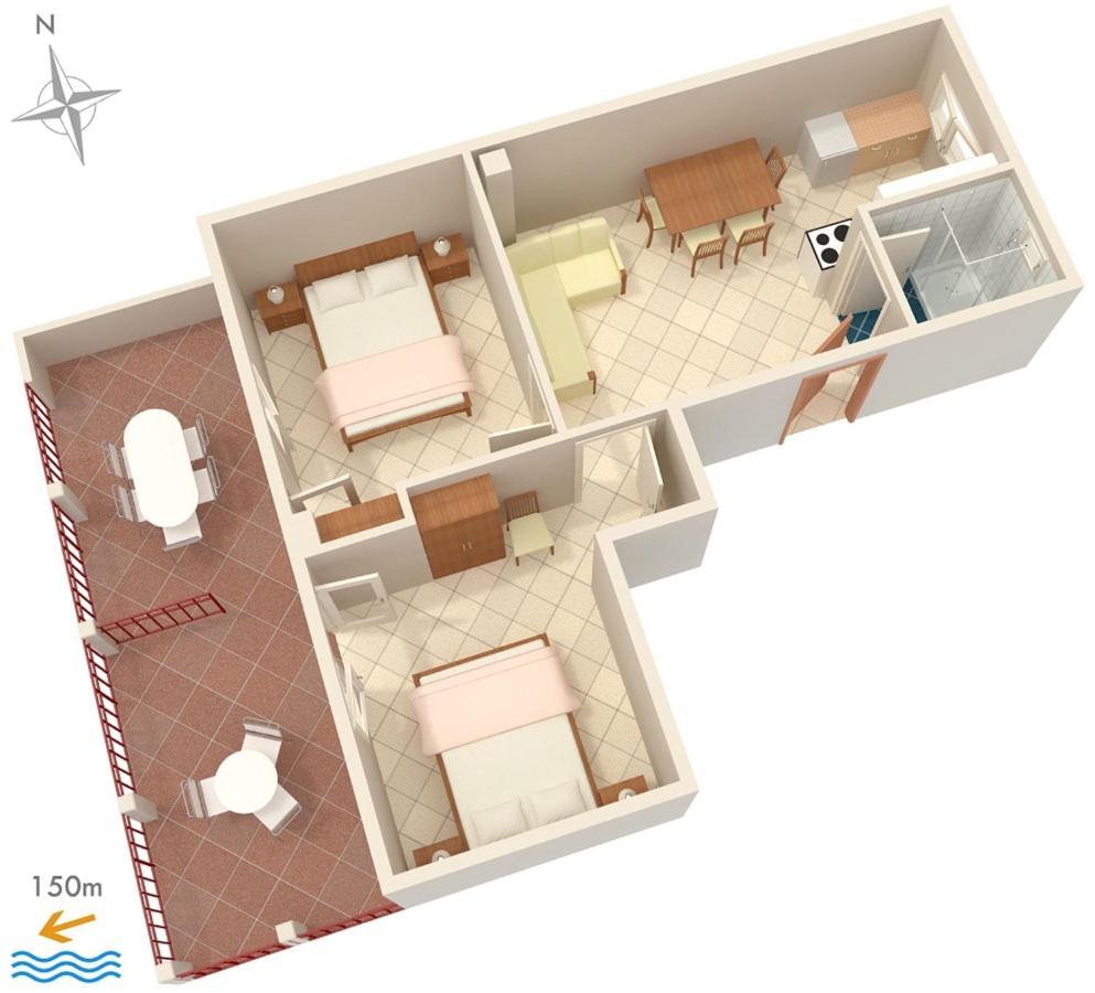 Apartments By The Sea Okrug Gornji, Ciovo - 1069 Τρογκίρ Εξωτερικό φωτογραφία